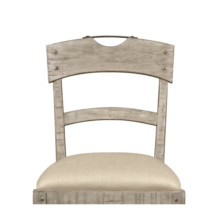 Casual Planked Dining Side Chair