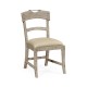 Casual Planked Dining Side Chair