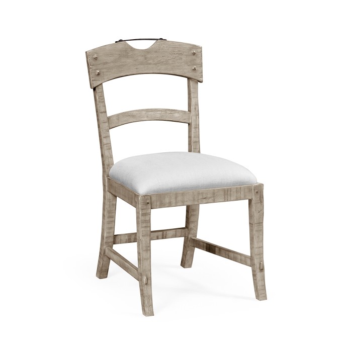 Casual Planked Dining Side Chair
