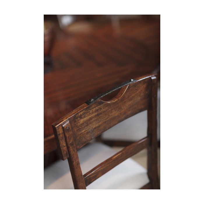 Casual Planked Dining Side Chair