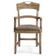 Stone Ridge Leather Dining Arm Chair