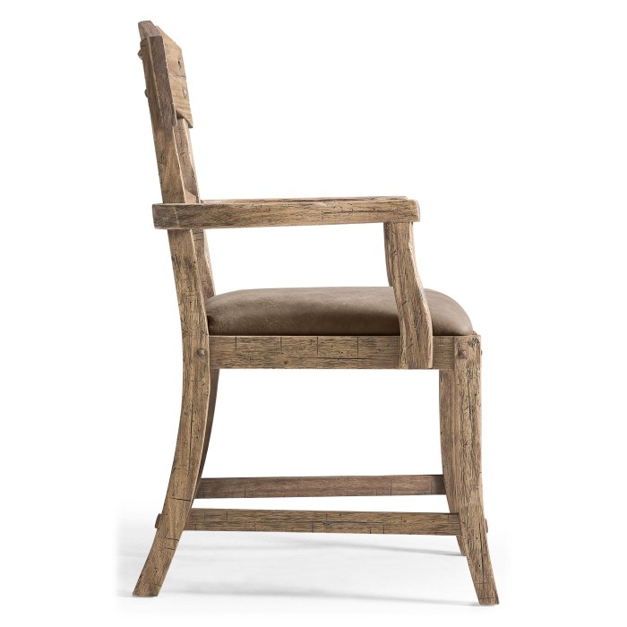 Stone Ridge Leather Dining Arm Chair
