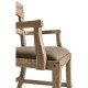 Stone Ridge Leather Dining Arm Chair