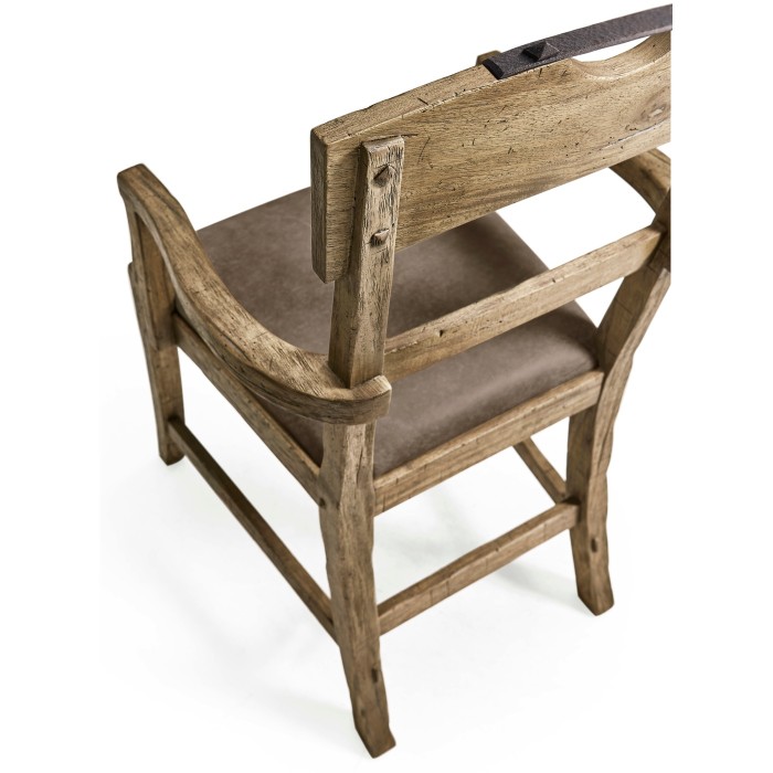 Stone Ridge Leather Dining Arm Chair