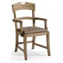 Stone Ridge Leather Dining Arm Chair