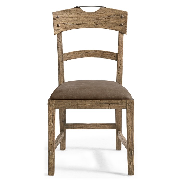 Stone Ridge Leather Dining Side Chair