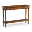 Country Walnut Parquet Console Table