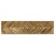 Medium Driftwood Parquet Console Table