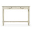 Whitewash Driftwood Parquet Console Table