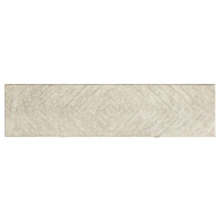 Whitewash Driftwood Parquet Console Table