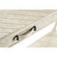 Whitewash Driftwood Parquet Console Table