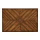 Country Walnut Parquet Nesting Tables with Contrast Inlay