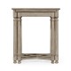 Rustic Grey Parquet Nesting Tables with Contrast Inlay