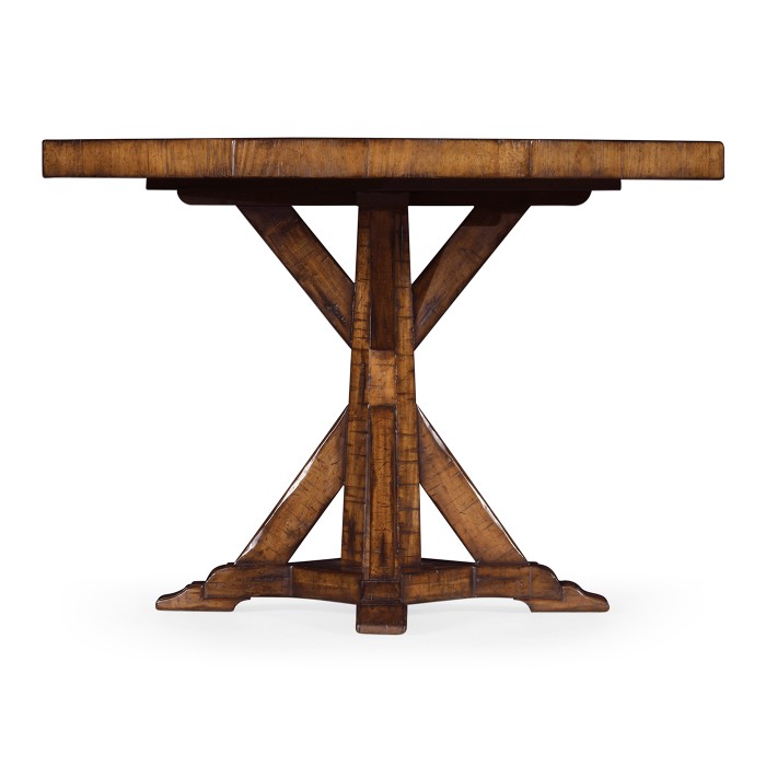 Octagonal Country Walnut Centre Table