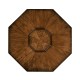 Octagonal Country Walnut Centre Table