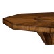 Octagonal Country Walnut Centre Table