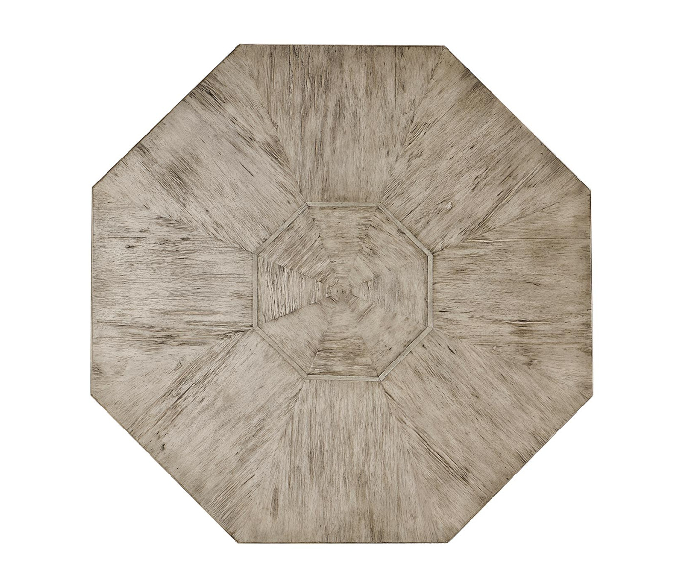 Octagonal Rustic Grey Centre Table