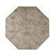 Octagonal Rustic Grey Centre Table