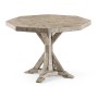 Octagonal Rustic Grey Centre Table
