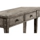 Antique Dark Grey Four Drawer Console