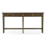 Dark Driftwood Four Drawer Console