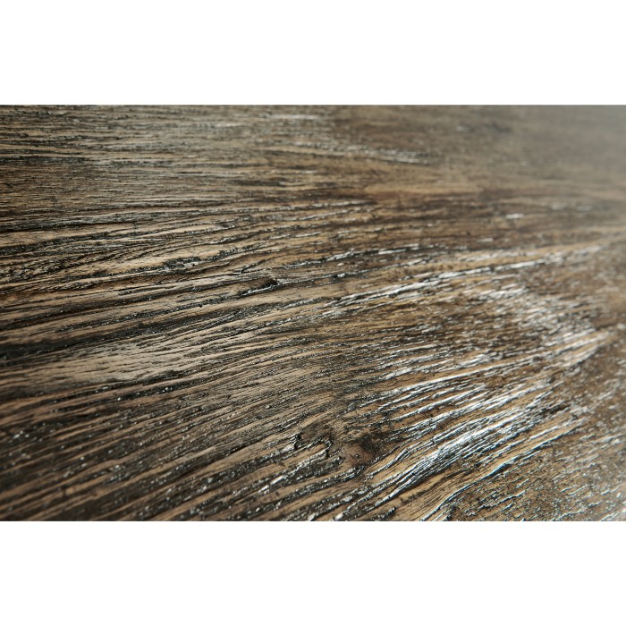 Dark Driftwood Four Drawer Console