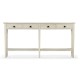 Whitewash Driftwood Four Drawer Console