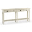 Whitewash Driftwood Four Drawer Console