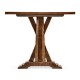 Country Walnut Rectangular Side Table