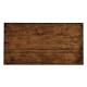 Country Walnut Rectangular Side Table