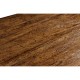 Country Walnut Rectangular Side Table
