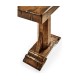 Country Walnut Rectangular Side Table
