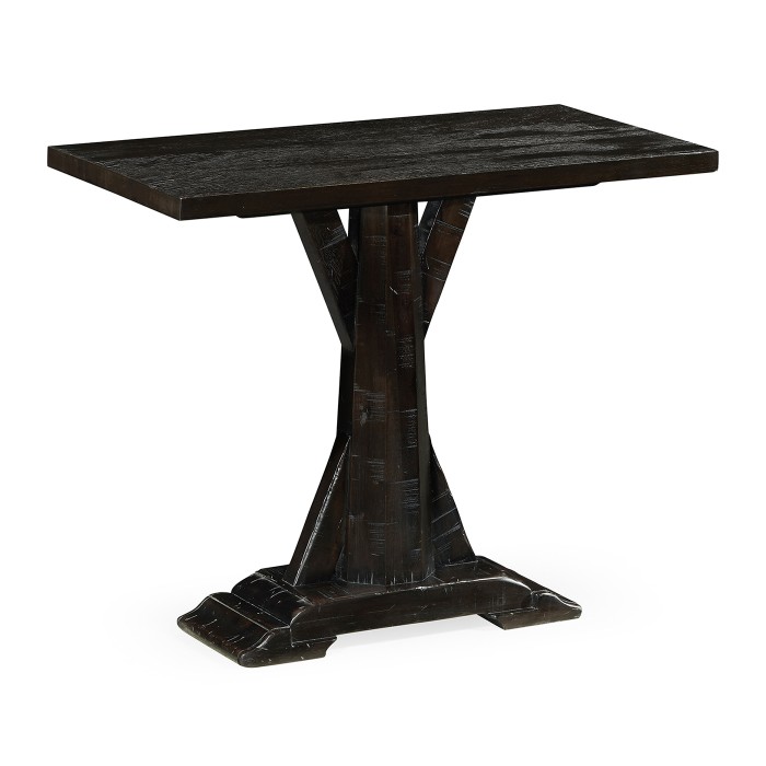 Dark Ale Rectangular Side Table