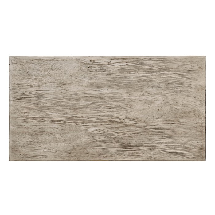 Rustic Grey Rectangular Side Table