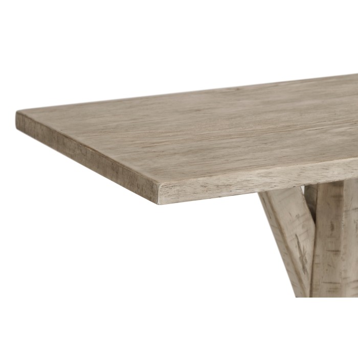 Rustic Grey Rectangular Side Table