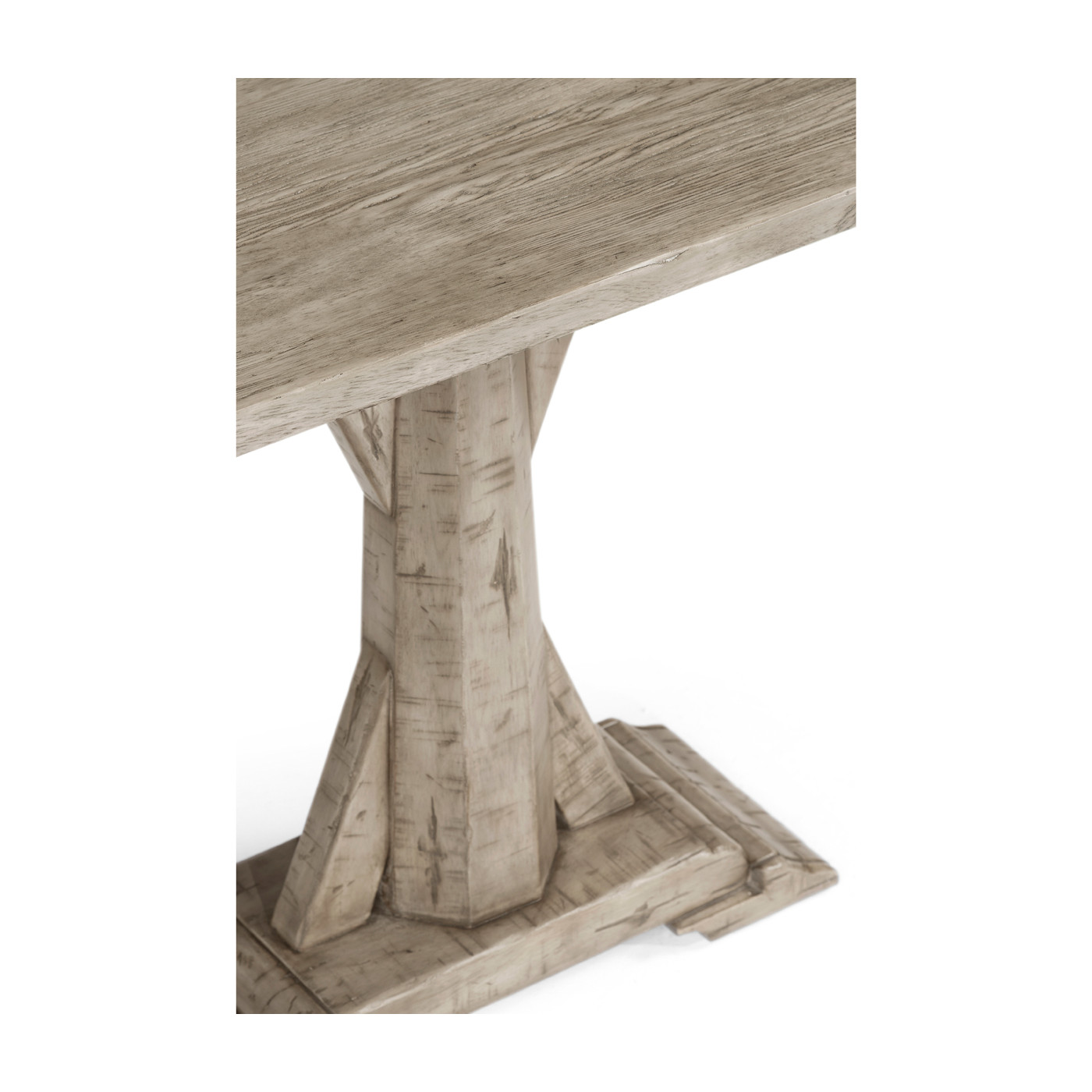 Rustic Grey Rectangular Side Table