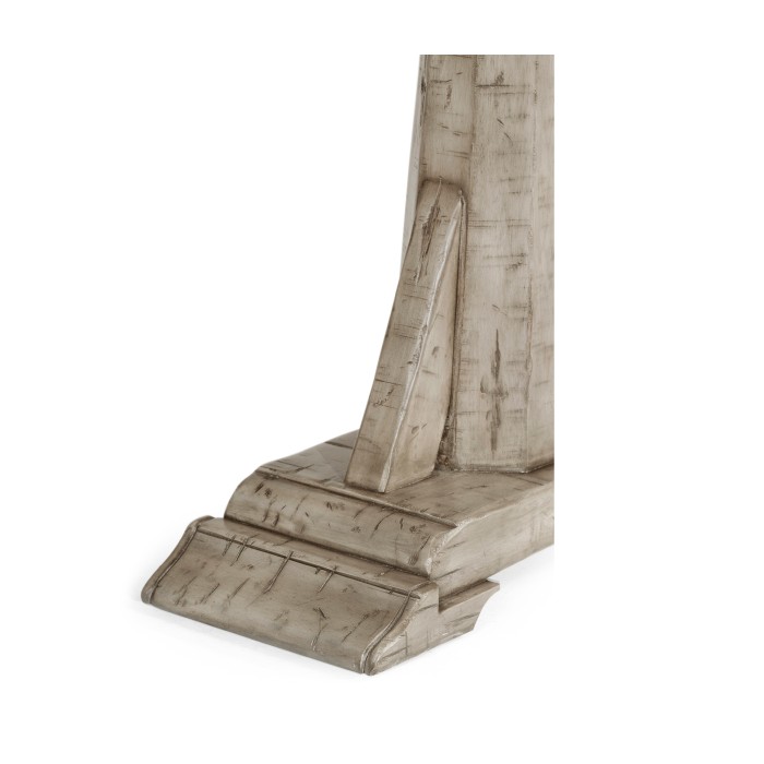 Rustic Grey Rectangular Side Table