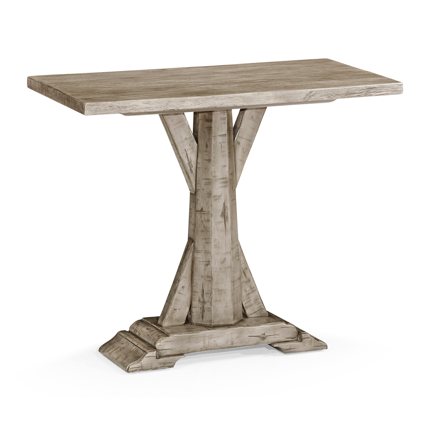 Rustic Grey Rectangular Side Table