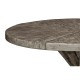Antique Dark Grey Circular Dining Table 48