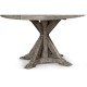 Antique Dark Grey Circular Dining Table 48