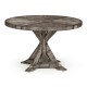 Antique Dark Grey Circular Dining Table 48