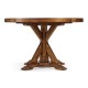 Country Walnut Circular Dining Table 48