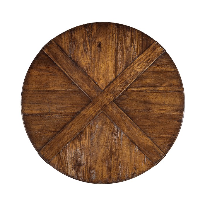 Country Walnut Circular Dining Table 48