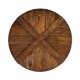 Country Walnut Circular Dining Table 48