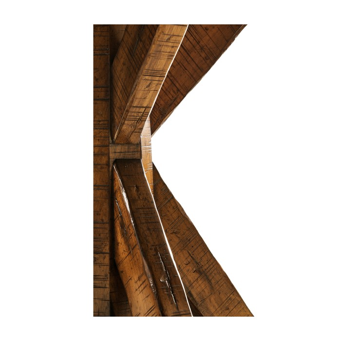 Country Walnut Circular Dining Table 48