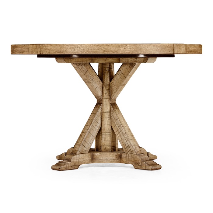 Light Driftwood Circular Dining Table 48