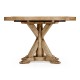 Light Driftwood Circular Dining Table 48