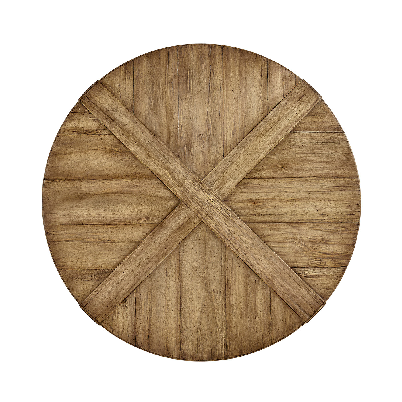 Light Driftwood Circular Dining Table 48