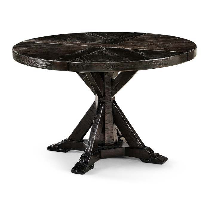 Dark Ale Circular Dining Table 48