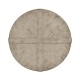 Rustic Grey Circular Dining Table 48